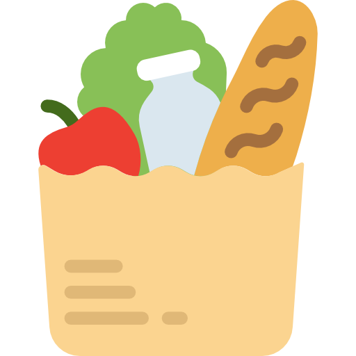 Groceries with NFC logo