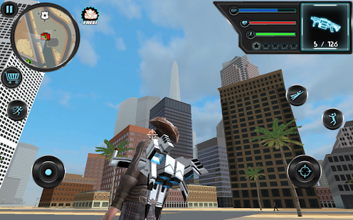 Jetpack Hero Miami Crime Screenshot