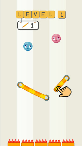 Android application Lover Balls - Rope Puzzle screenshort