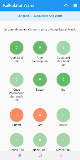 Kalkulator Harta Waris Screen 2