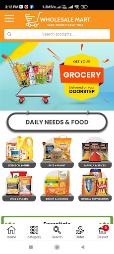 Wholesale mart Screen 2
