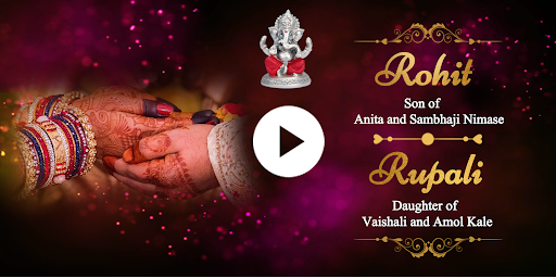 Marathi Wedding Video Invite Screenshot 1 - AppWisp.com