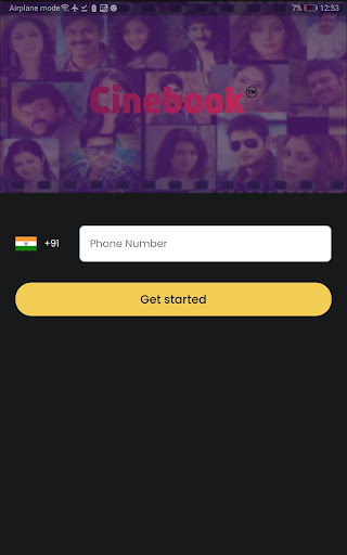 Android application Cinebook screenshort