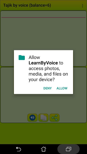﻿Learn Tajik by voice Screen 2
