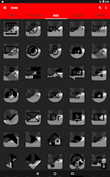 Half Light Black Icon Pack ✨Free✨