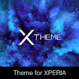 xBlack - Indigo Theme for Xperia icon