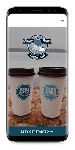 Android application Badger Brew Coffee Loft screenshort
