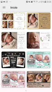 Hello Baby App - Baby Card - A