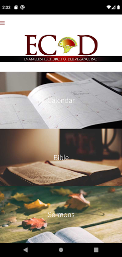 Android application ECODINC screenshort