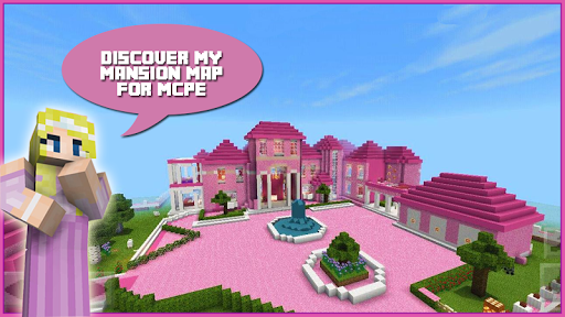 Android application Pink princess house Map MCPE screenshort