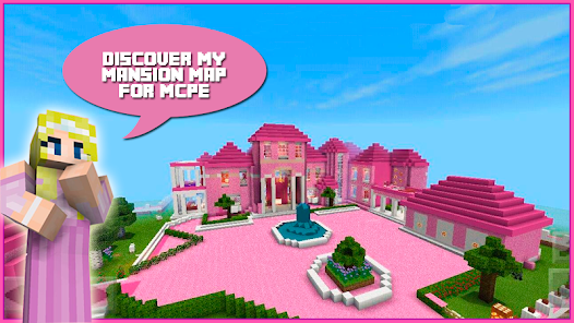 DECORAÇÃO CASA DA BARBIE (Barbie Dream House) - Minecraft 