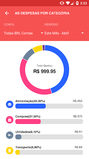 Expense IQ Gerente de despesa screenshot 1