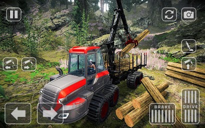 Lumberjack Simulator Truck Driving 3D Game