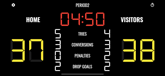 Captura 4 Rugby Scoreboard android