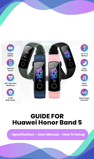 Huawei Honor Band 5 Guide App Screenshot 3 - AppWisp.com