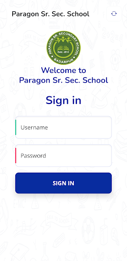 Android application Paragon Sr Secondary School screenshort