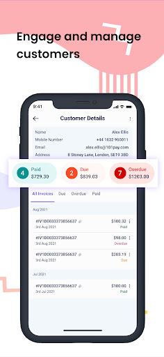 101 Pay - Easy Invoicing App Screen 3