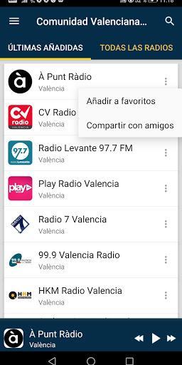 Valencian Community Online Radio App - Spain