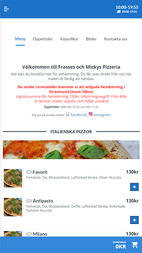 Android application Frasses Strömsund screenshort