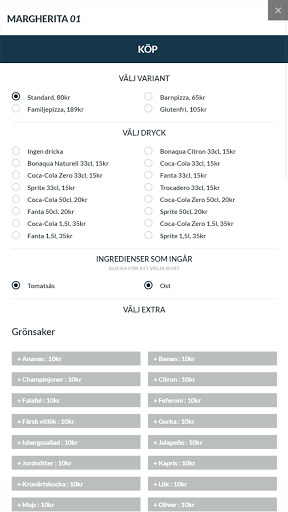 Oya Restaurang Screen 3