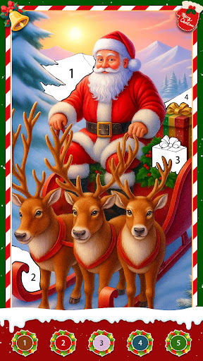 Christmas Santa Coloring Games screenshot 10