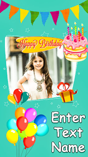Android application Birthday Photo Frame Maker App screenshort