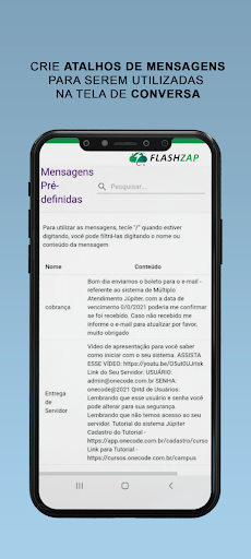 Android application FlashZap screenshort
