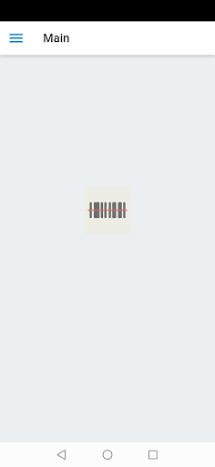 Android application バーコードリーダー+QR screenshort