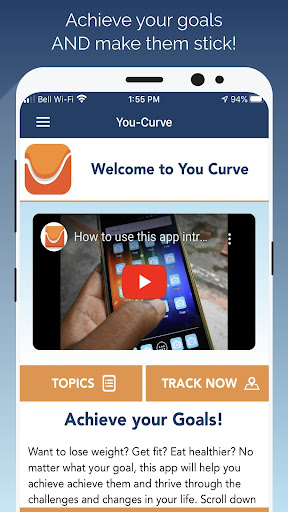 Android application you-curve screenshort