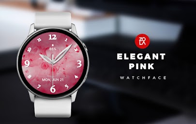 Elegant Pink Watch Face