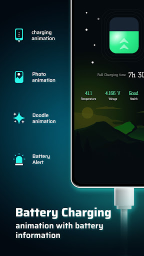 Screenshot of Animated Lock & Battery Charge