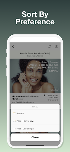 Medcare Aesthetics Screen 2
