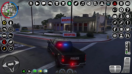 game xe cảnh sát rượt đuổi
