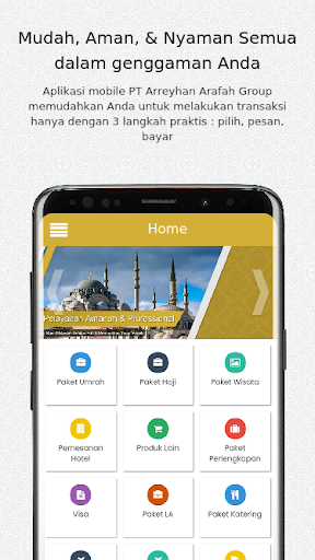 Android application Ara Tour And Travel screenshort