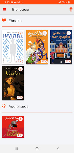 Android application Penguin Aula screenshort