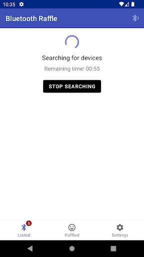 Bluetooth Raffle Screen 2
