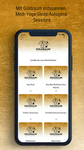 Android application Goldraum screenshort