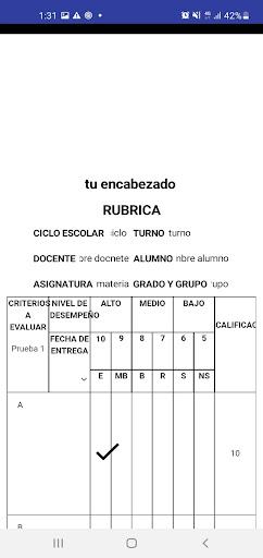 Instrumentos de Evaluación