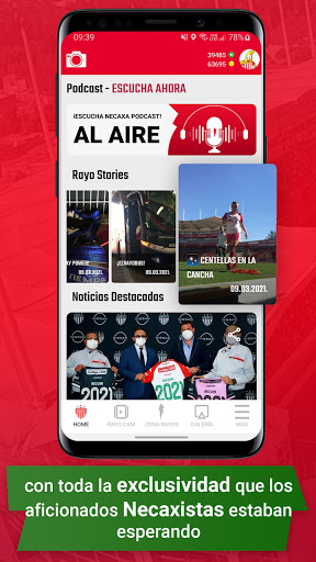 Club Necaxa Screen 2