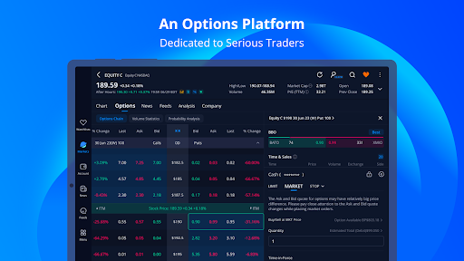 Webull Tablet-Advanced Trading Screen 3