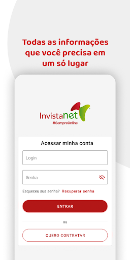 Android application InvistaNet screenshort