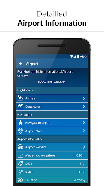 Screenshot 3 Frankfurt Airport Guide - Flight information FRA android