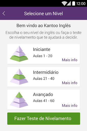 Android application Kantoo English Course screenshort