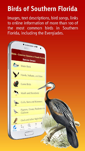Android application Birds of Southern Florida screenshort