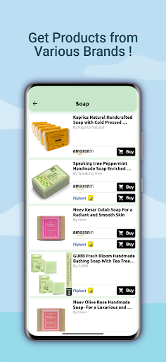 Safe Cart : Non Toxic Products Screen 3