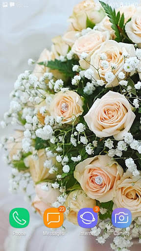 Rose Live Wallpaper Screen 3