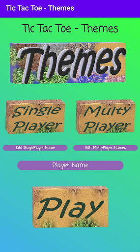 Tic Tac Toe - Themes Screen 2