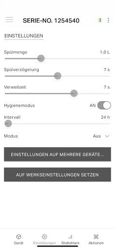LAUFEN SmartControl Screen 3