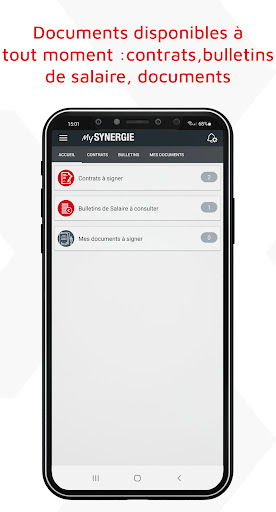 mySynergie – Intérimaires Screen 2