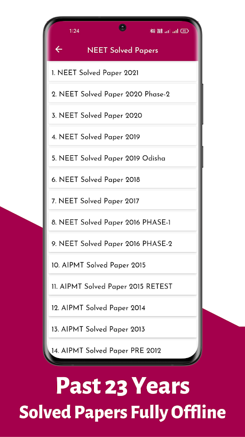 NEET Solved Papers Offlineのおすすめ画像2